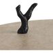 Daphne 22 inch Natural and Bronze End Table