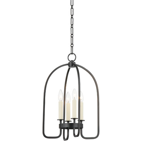 Oakville 4 Light 14.25 inch Old Bronze Hanging Lantern Ceiling Light