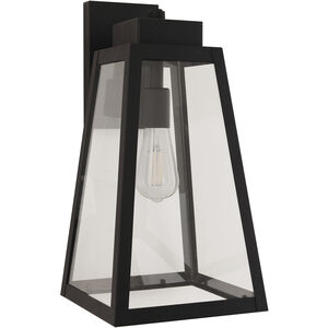 Sorano 1 Light 9 inch Textured Black Outdoor Lantern