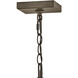 Coastal Elements Georgetown 1 Light 8.5 inch Burnished Bronze Outdoor Hanging Light
