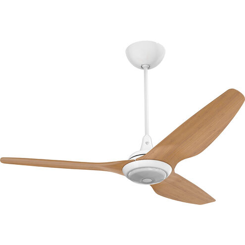 Haiku 60 inch White with Caramel Bamboo Blades Ceiling Fan