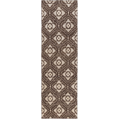 Cypress 96 X 30 inch Dark Brown, Khaki, Beige Rug