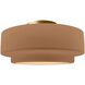 Radiance Collection - Tier 1 Light 12 inch Adobe Semi-Flush Ceiling Light, Form+Finish+Function