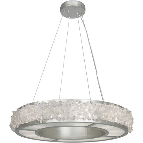 Arctic Halo 12 Light 30 inch Silver Pendant Ceiling Light
