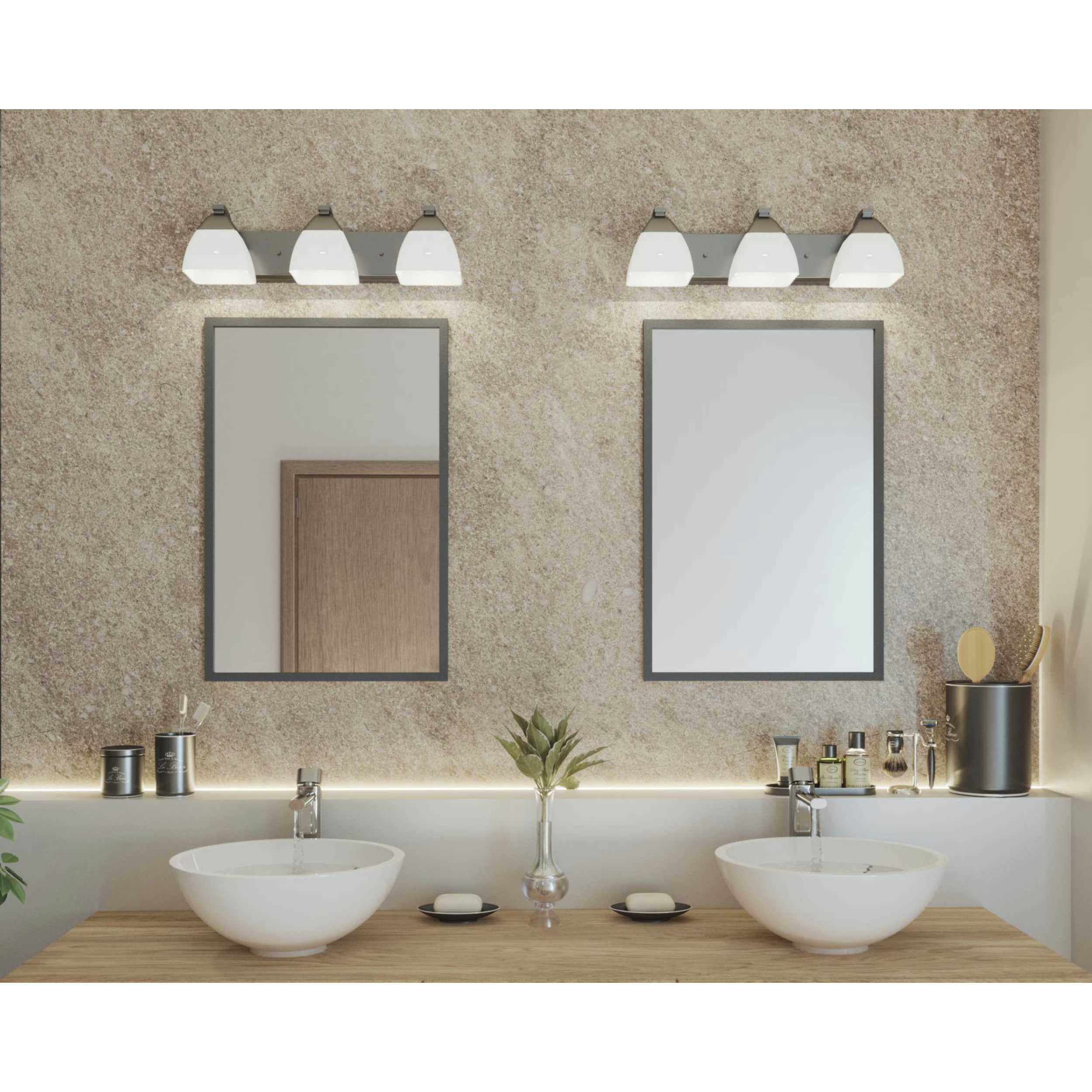 Appeal 3 Light 24 inch Brushed Nickel Bath Vanity Wall Light