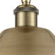 Ballston Dome 1 Light 12 inch Antique Brass Semi-Flush Mount Ceiling Light