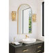 Windsor 1 Light 7 inch French Gold and Matte Black Wall Sconce Wall Light