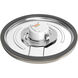 Blink LED 9 inch Brushed Nickel Flush Mount Ceiling Light