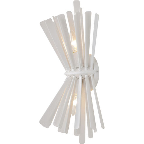 Confluence 2 Light 11.25 inch Piastra White Wall Sconce Wall Light