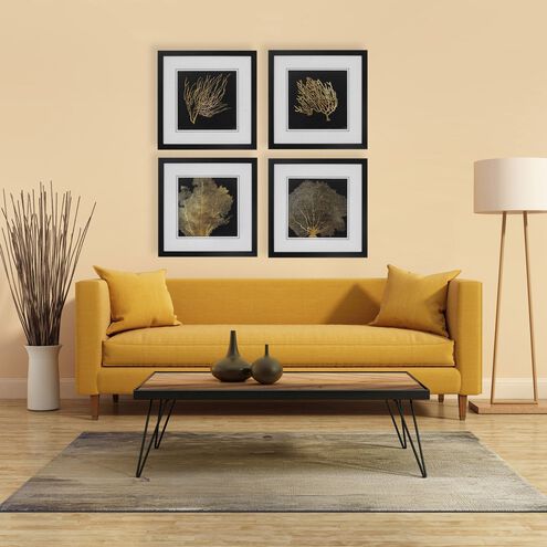 Waterside Yellow Framed Art