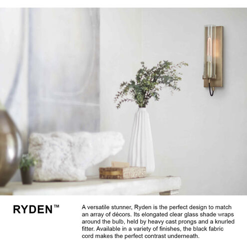 Ryden LED 5 inch Brushed Nickel Indoor Wall Sconce Wall Light