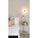 Meclisse LED 9 inch Polished Chrome ADA Sconce Wall Light