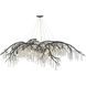 Autumn Twilight 80 inch 60.00 watt Black Iron Chandelier Ceiling Light, Large