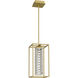 Dazzle LED 8 inch Soft Gold Mini Pendant Ceiling Light