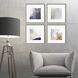 Nightscape Blue and Orange and Multi and Neutral Framed Art
