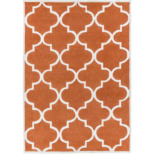 Mamba Rust / Light Gray Handmade Rug