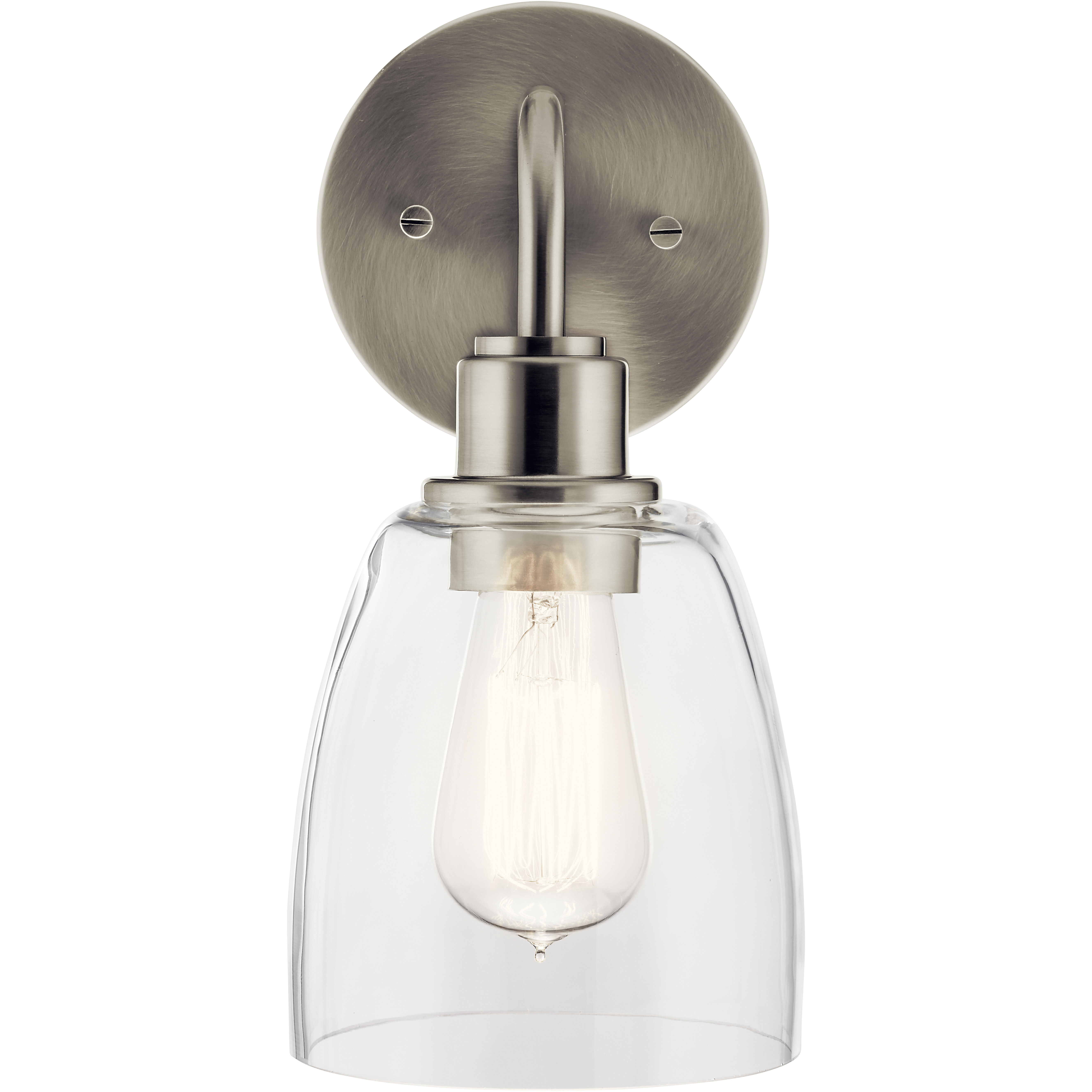 Meller 1 Light 5.5 inch Nickel Textured Wall Sconce Wall Light