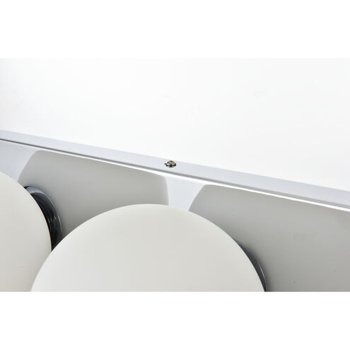 Jaylin 4 Light 31 inch Chrome Bath Sconce Wall Light