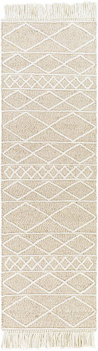 Uttar 96 X 30 inch Light Grey Rug in 2.5 x 8, Runner