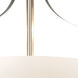 Market Square 3 Light 18 inch Brushed Nickel Pendant Ceiling Light