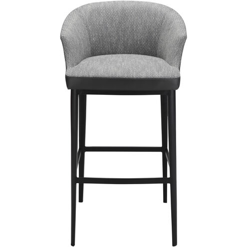 Beckett 38 inch Grey Barstool