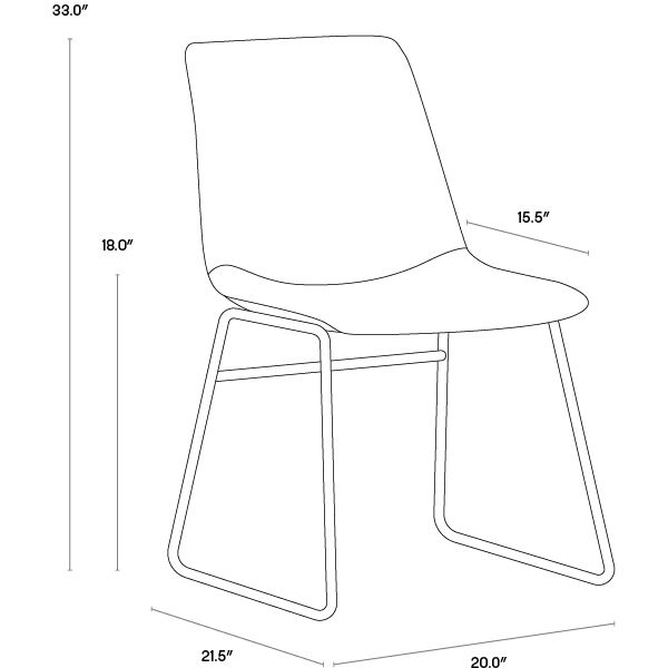 Cal Antique Black Dining Chair, Set Of 2