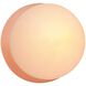 Ambiance LED 4.5 inch Gloss Blush Wall Sconce Wall Light