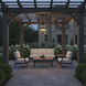 Lancaster 3 Light 11.75 inch Black Outdoor Pendant