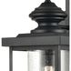 Minersville 1 Light 21 inch Matte Black Outdoor Wall Sconce