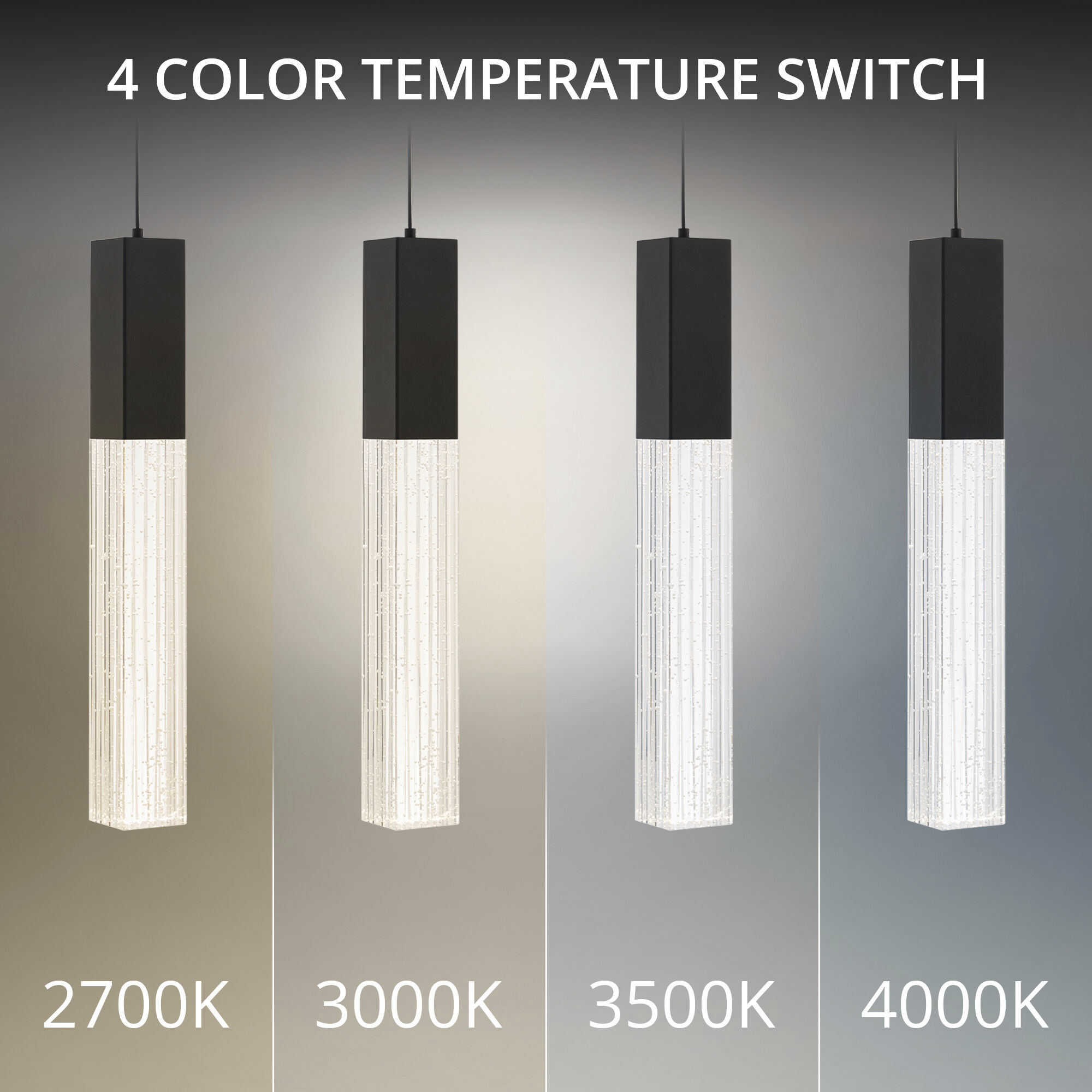 Cinema LED 2 inch Black Indoor Hanging Lighting Ceiling Light in 2700K