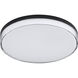 Edge LED 11 inch Black Flush Mount Ceiling Light