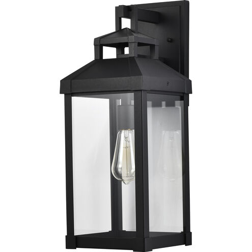 Corning 1 Light 20 inch Matte Black Outdoor Wall Sconce