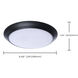 ColorQuick LED 9.49 inch Black Close-to-Ceiling LED Disk Ceiling Light