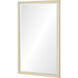 Armelle 36 X 24 inch Light Brown Wall Mirror