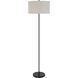 Cromwell 58.75 inch 150.00 watt Black Floor Lamp Portable Light in Burlap