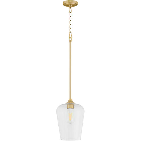 Raymond 1 Light 8 inch Aged Brass Pendant Ceiling Light