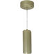 iLENE Champagne Haze Cable Mount Mini Cylinder Ceiling Light