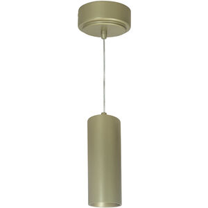 iLENE LED 4 inch Champagne Haze with Champagne Haze Cable Mount Mini Cylinder Ceiling Light in 3000K, 1000