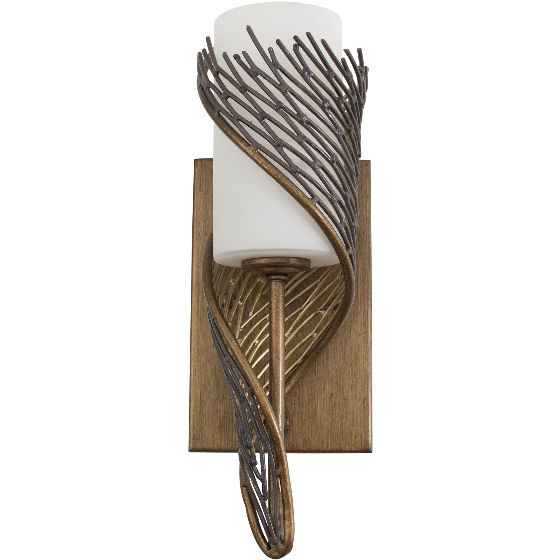 Flow 1 Light 4.5 inch Hammered Ore Right Sconce Wall Light