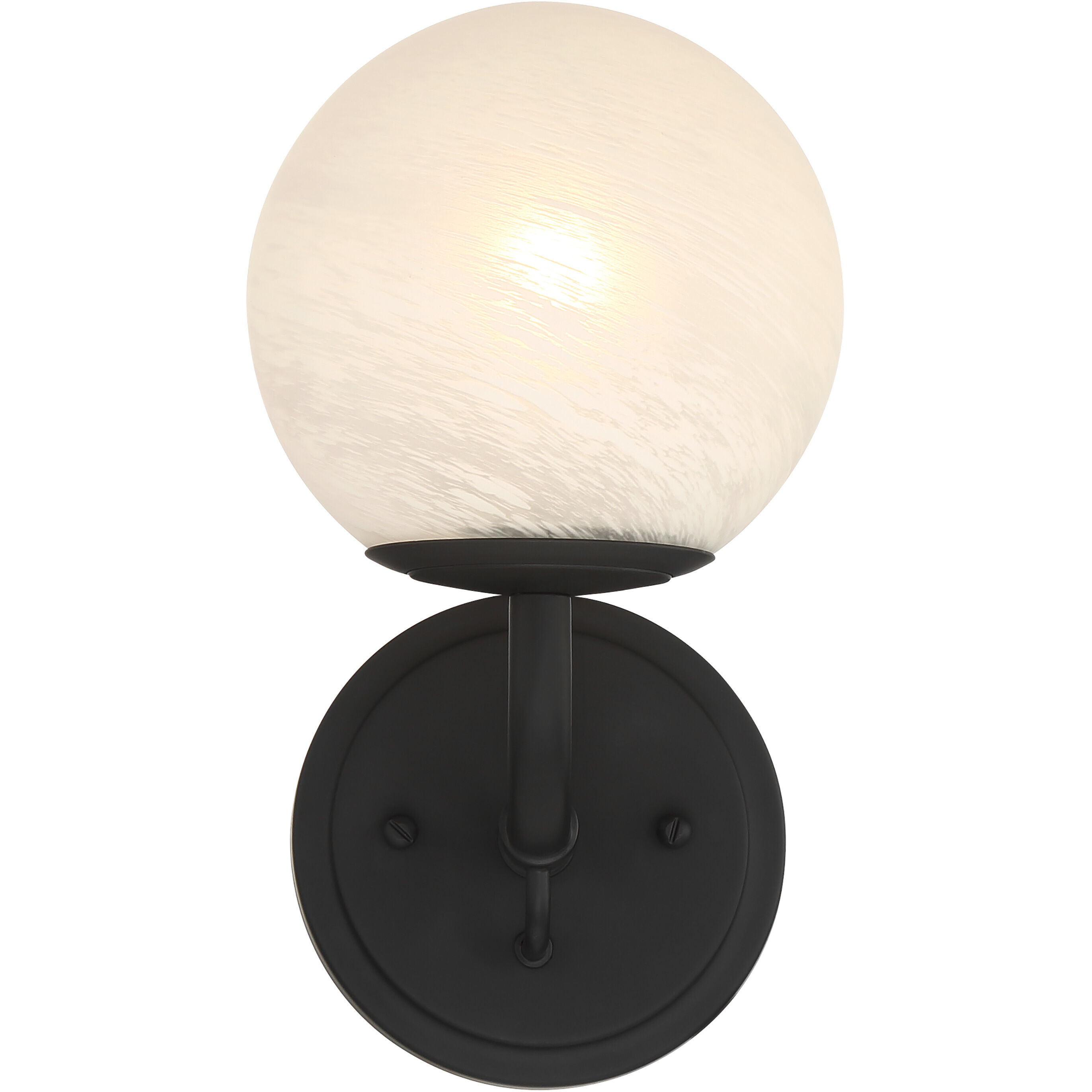 Whitehall 1 Light 6 inch Dark Matte Black Vanity Light Wall Light