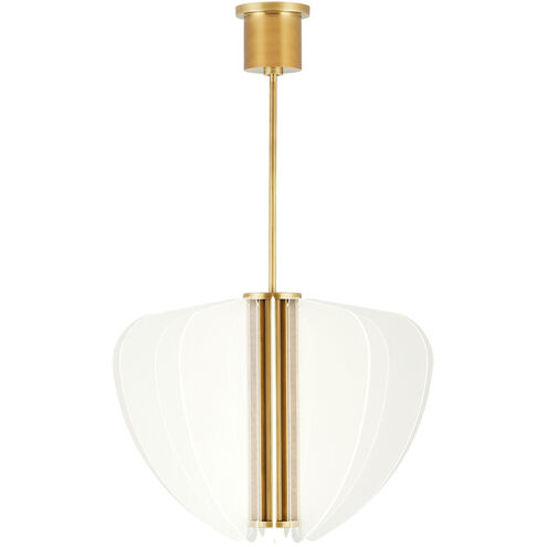Sean Lavin Nyra LED 27.4 inch Plated Brass Chandelier Ceiling Light, Integrated LED