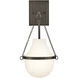 Collins Wall Mount Bath Wall Light in Black Oxide