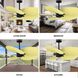 Atlas Alessandra TROPICAL 48 inch Matte Black with Light Yellow Blades Ceiling Fan