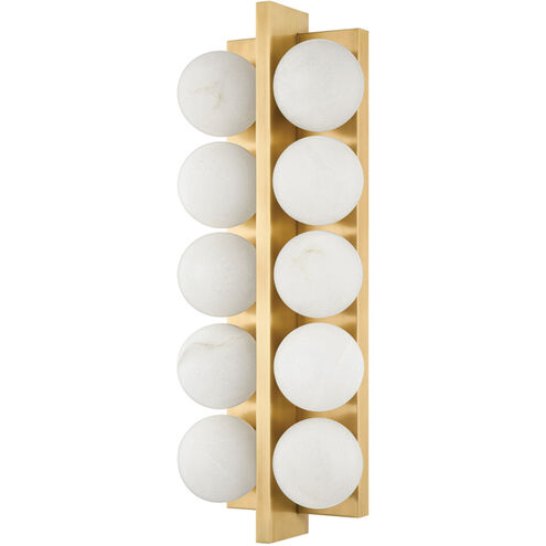 Emille 10 Light 6.75 inch Vintage Brass ADA Wall Sconce Wall Light