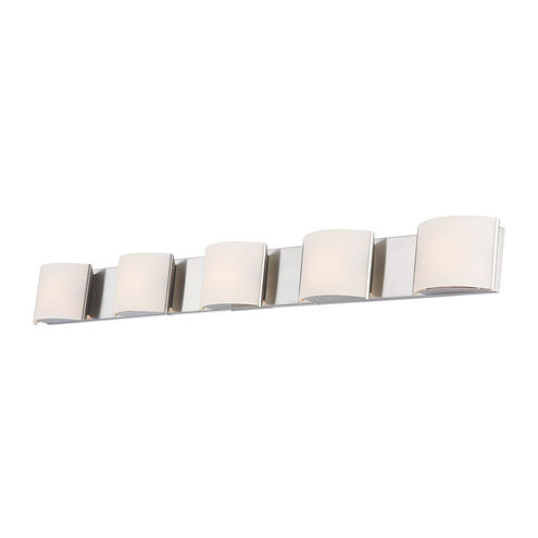 Manlius 5 Light 48 inch Chrome Vanity Light Wall Light