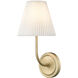 Ami Indoor Wall Sconce Wall Light in Vintage Brass