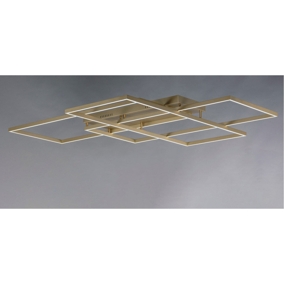 Traverse LED LED 23.5 inch Champagne Flush Mount Ceiling Light