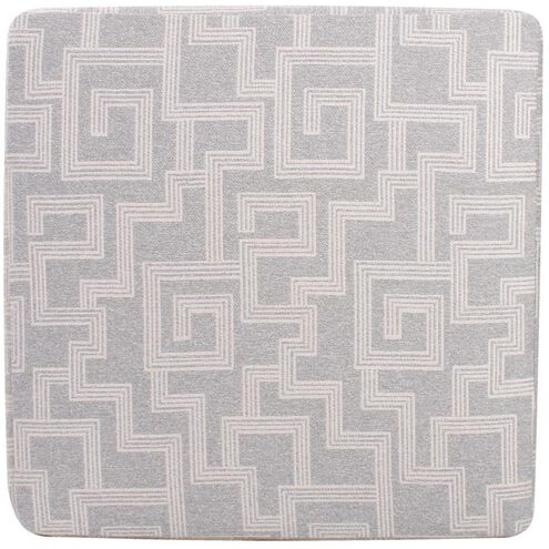 Syros Universal 18 inch Fog Outdoor Ottoman