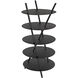 Gautama 64 X 29 X 29 inch Matte Black Shelf