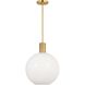 Drew & Jonathan Colewood 1 Light 15.5 inch Satin Brass Pendant Ceiling Light, Medium